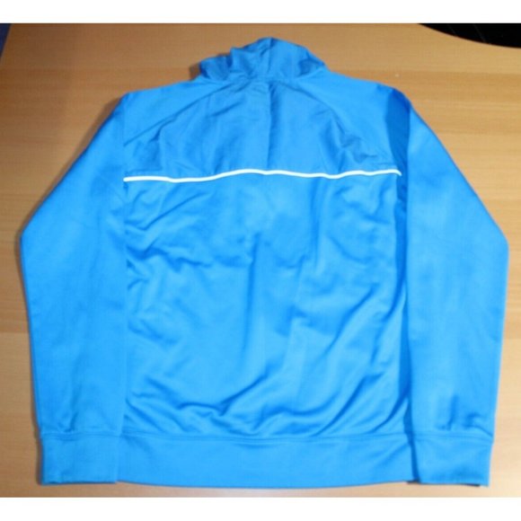 NFL Football Carolina Panthers Full Zip Jacket Medium Blue Majestic ThermaBase - Picture 8 of 9